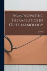Image for Homoeopathic Therapeutics in Ophthalmology