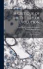 Image for A Critique of the Theory of Evolution