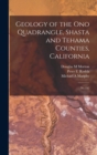 Image for Geology of the Ono Quadrangle, Shasta and Tehama Counties, California
