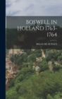 Image for Boswell in Holland 1763-1764