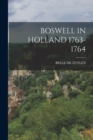 Image for Boswell in Holland 1763-1764
