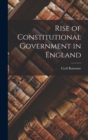 Image for Rise of Constitutional Government in England