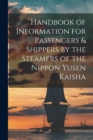 Image for Handbook of Information for Passengers &amp; Shippers by the Steamers of the Nippon Yusen Kaisha