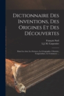 Image for Dictionnaire Des Inventions, Des Origines Et Des Decouvertes