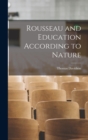 Image for Rousseau and Education According to Nature
