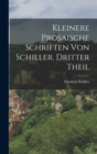Image for Kleinere prosaische Schriften von Schiller. Dritter Theil
