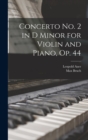 Image for Concerto no. 2 in D Minor for Violin and Piano, op. 44