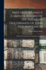 Image for Brief History And A Complete Record Of The American Descendants Of John And Mary Smith