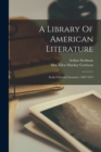 Image for A Library Of American Literature : Early Colonial Literature, 1607-1675