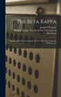 Image for Phi Beta Kappa : Handbook Of The Iota Chapter Of New York. The University Of Rochester