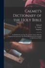 Image for Calmet&#39;s Dictionary of the Holy Bible