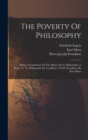 Image for The Poverty Of Philosophy