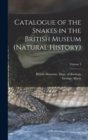Image for Catalogue of the Snakes in the British Museum (Natural History); Volume 3