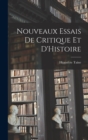 Image for Nouveaux Essais de Critique et D&#39;Histoire