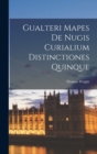 Image for Gualteri Mapes De Nugis Curialium Distinctiones Quinque