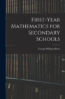 Image for First-Year Mathematics for Secondary Schools