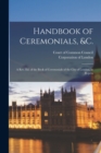 Image for Handbook of Ceremonials, &amp;c.
