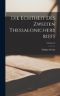 Image for Die Echtheit Des Zweiten Thessalonicherbriefs; Volume 24
