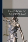 Image for Hand-Book of Criminal Law