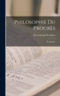 Image for Philosophie Du Progres : Programme