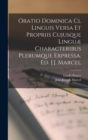 Image for Oratio Dominica Cl Linguis Versa Et Propriis Cujusque Linguæ Characteribus Plerumque Expressa, Ed. J.J. Marcel