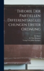Image for Theorie der Partiellen Differentialgleichungen Erster Ordnung