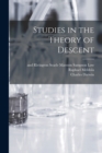 Image for Studies in the Theory of Descent
