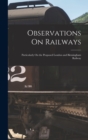 Image for Observations On Railways