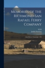 Image for Memories of the Richmond-San Rafael Ferry Company