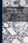 Image for Recherches sur l&#39;anatomie des Limules