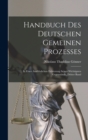 Image for Handbuch Des Deutschen Gemeinen Prozesses