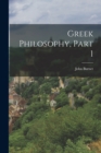 Image for Greek Philosophy, Part 1