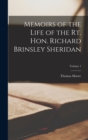 Image for Memoirs of the Life of the Rt. Hon. Richard Brinsley Sheridan; Volume 1