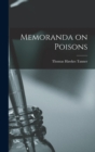 Image for Memoranda on Poisons