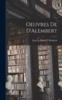 Image for Oeuvres de D&#39;Alembert