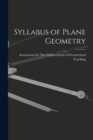 Image for Syllabus of Plane Geometry