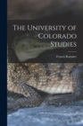 Image for The University of Colorado Studies