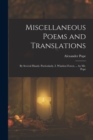 Image for Miscellaneous Poems and Translations