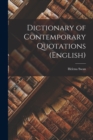 Image for Dictionary of Contemporary Quotations (English)