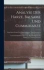 Image for Analyse Der Harze, Balsame Und Gummiharze