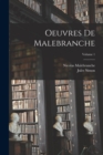 Image for Oeuvres De Malebranche; Volume 1