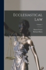 Image for Ecclesiastical Law; Volume 1