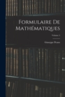Image for Formulaire De Mathematiques; Volume 5