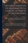 Image for Oeuvres Completes De Mesdames De La Fayette, De Tencin Et De Fontaines