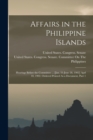 Image for Affairs in the Philippine Islands