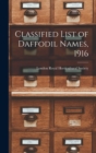 Image for Classified List of Daffodil Names, 1916