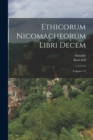 Image for Ethicorum Nicomacheorum libri decem; Volume 1-2