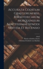 Image for Accurata Codicum Graecorum Mss. Bibliothecarum Mosquensium Sanctissimae Synodi Notitia Et Recensio
