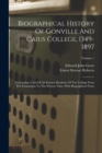 Image for Biographical History Of Gonville And Caius College, 1349-1897