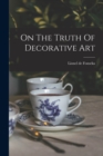 Image for On The Truth Of Decorative Art